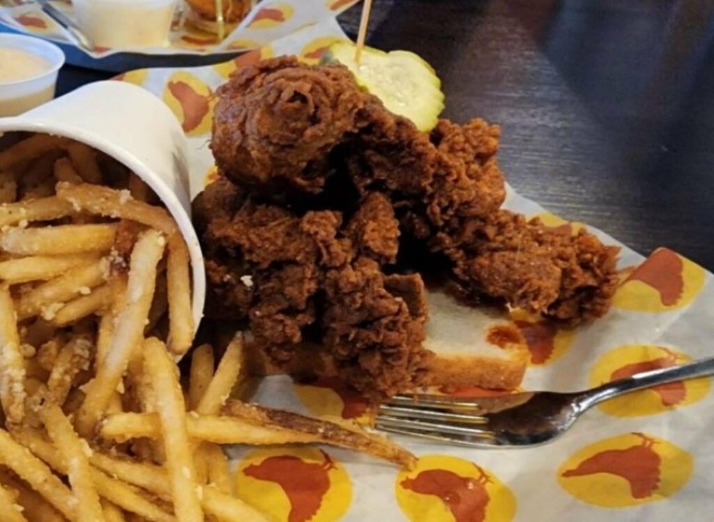 Joella's Hot Chicken hottest level. - Chili Chili