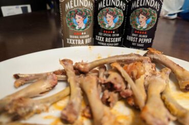 I swear I took this photo before seeing the top two posts were already about Melinda's. She makes Deliciously Spicy wings.