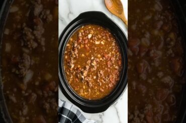 Best Crockpot Chili