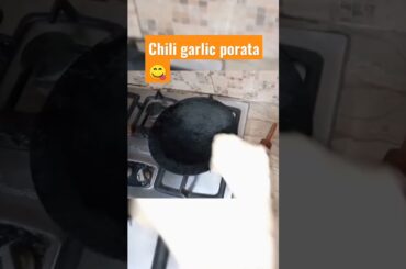 Chili Garlic Porata #winter special paratha#Shorts