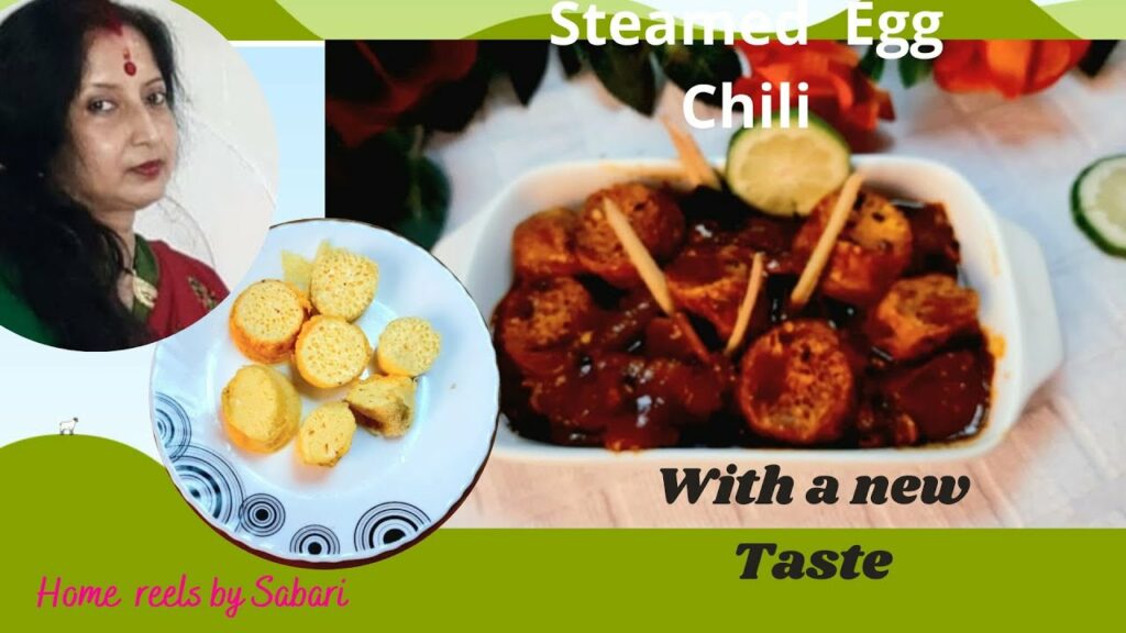Steamed Egg Chili I Egg chili recipe I Easy Egg chili I Restaurant