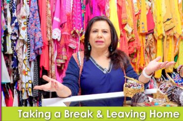 Taking a Break & Leaving Home to...VLOG Part 1 in Urdu Hindi - RKK