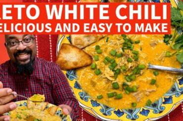 The Most Delicious Keto White Chili Recipe - Easy to Make #ketorecipes