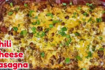 Cookmas Day 5, Chili Lasagna, Quick and Easy Recipe