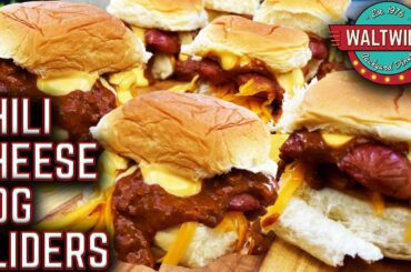 THESE SHOULD BE ILLEGAL! CHILI CHEESE DOG SLIDERS ON THE GRIDDLE!