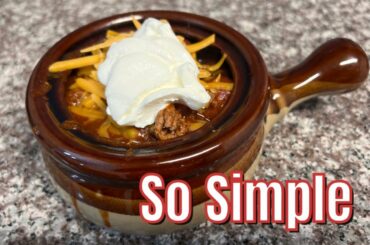 How to Make the World’s Easiest Chili #shorts