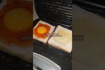 egg sandwich with extra #shorts #vlog  hot chili sauce