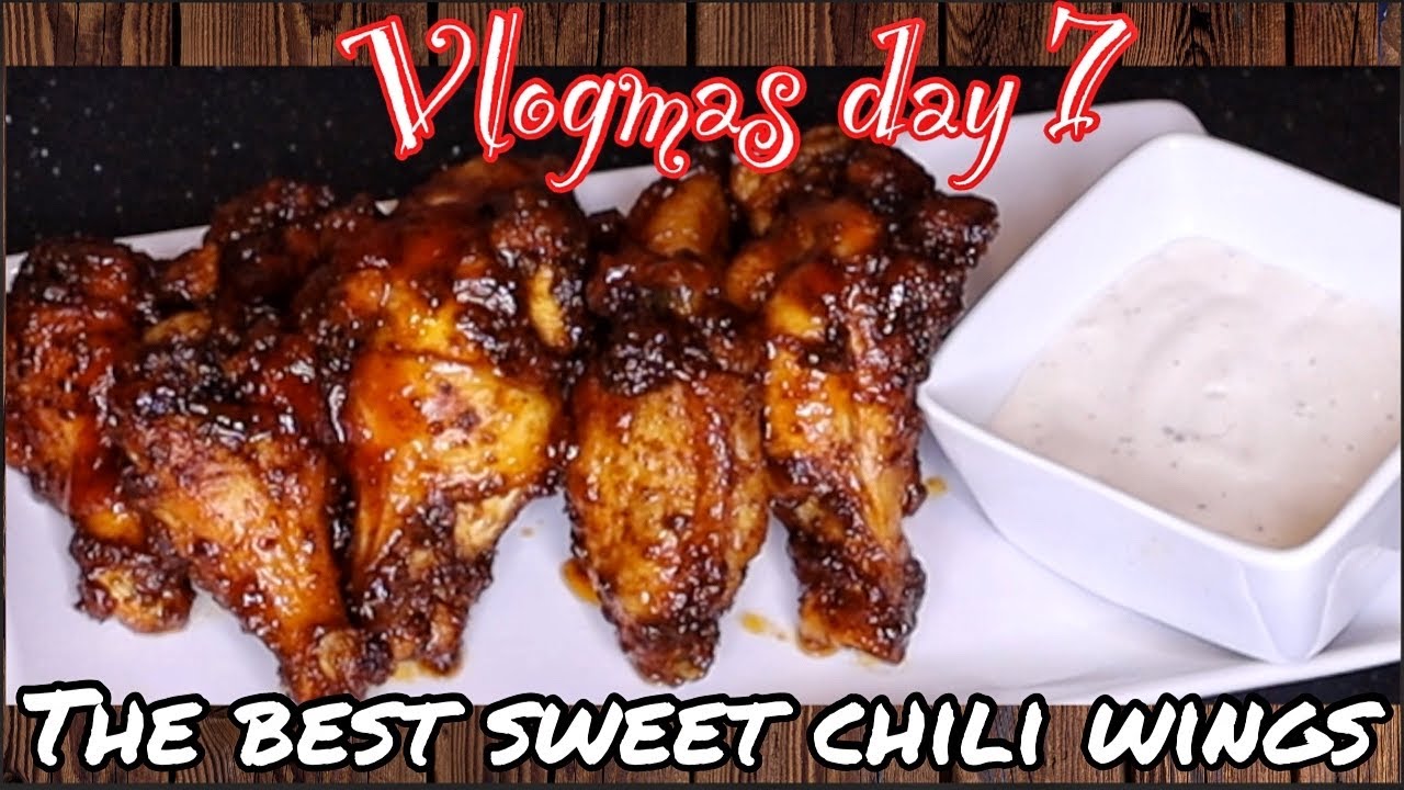 HOW TO MAKE JUICY SWEET CHILI CHICKEN WINGS fried chicken wings