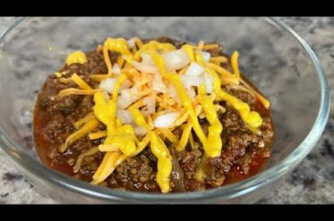 Texas Beef Chili Recipe (No Beans)