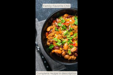 Slow Cooker Recipe - Family Favorite Chili