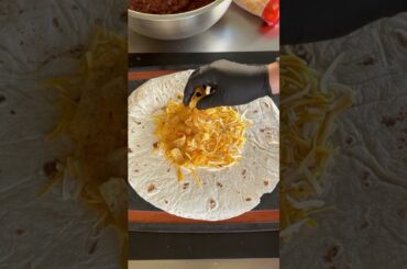 ASMR|| Chili cheese crunch wraps are amazing #shorts #shortvideo