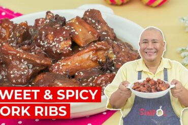 Sweet and Spicy Pork Ribs Recipe
