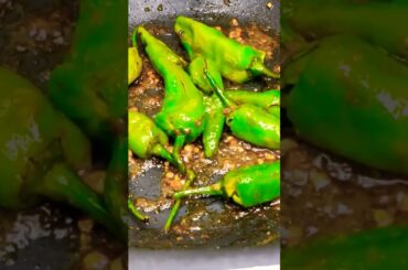 green chili recipe- how to make tasty green chili recipe- hari mirach masala