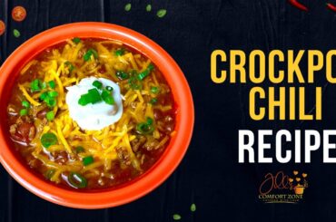 Crockpot Chili Recipe: Slow Cooker Chili