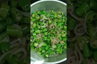 Green Chili Sabji #shorts #recipesbysandhya #tipore