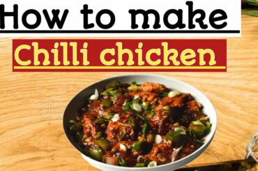 How to make simple chili chicken recipe?#youtuber#please_subscribe