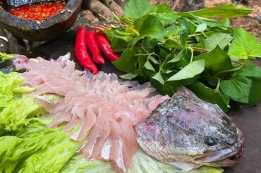 Tasty Fish with Chili Sauce Recipe   Eating Fish with Hot Chili Sauce