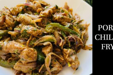 Goan Pork Chili Fry Recipe | Tasty Pork Chilly Fry | Goan Pork Recipes - by Natasha