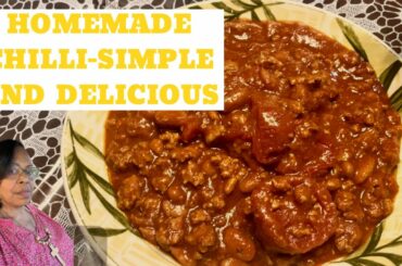 Chili Recipe- How to Make Homemade Chili #goodeats #ericandteresa #homemade