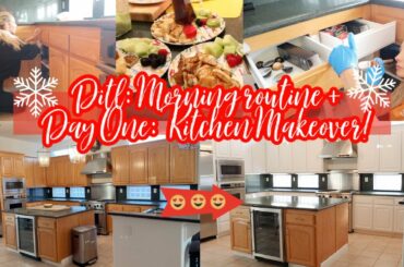 DAY IN THE LIFE // SPEND THE MORNING WITH ME // DAY ONE OF THE KITCHEN MAKEOVER @LaurenNicholsen