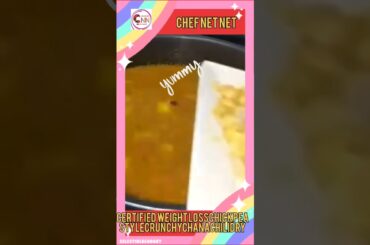 CERTIFIED WEIGHT LOSS|CHICKPEA STYLE CRUNCHY|CHANA CHILI DRY | CHEF NET NET #Shorts