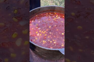 Cast iron chili and baked potato soup