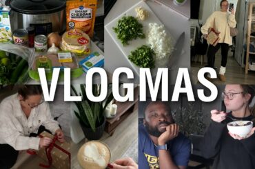 VLOGMAS 16, 17&18 : Relaxing Weekend, Last-Min White Elephant Gift + BEST White Chicken Chili Recipe