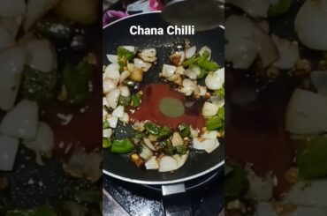 Chana Chilli Recipe l Crispy Chana masala #shorts #short