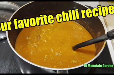 Our favorite chili recipe!