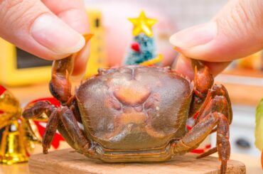 Miniature Singapore Chilli Crab Recipe for Christmas Dinner | ASMR Mini Cooking Show Episode 11
