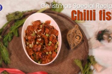 Chilli fish | Christmas Special | Mrs KM Mathew's Recipes