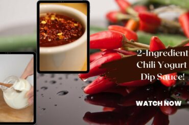 Amazing chili garlic yogurt dip | New Year Recipes Vlog 1
