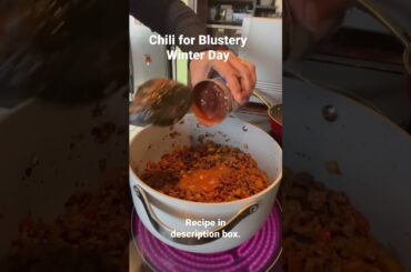 Best Chili for Blustery Winter Day | Comfort Food