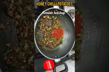 Quick and Easy Honey Chili Potatoes #shorts