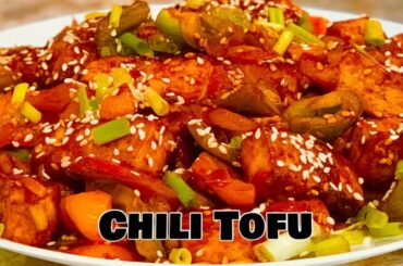 Surprise Everyone with This Delightful Vegan Chili Tofu | No Deep Fry Necessary!