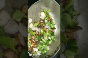 Chilli Mushroom Recipe #shorts #recipes