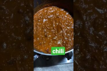 my fiance make chili con Carne #fyp #shorts #chiliconcarne