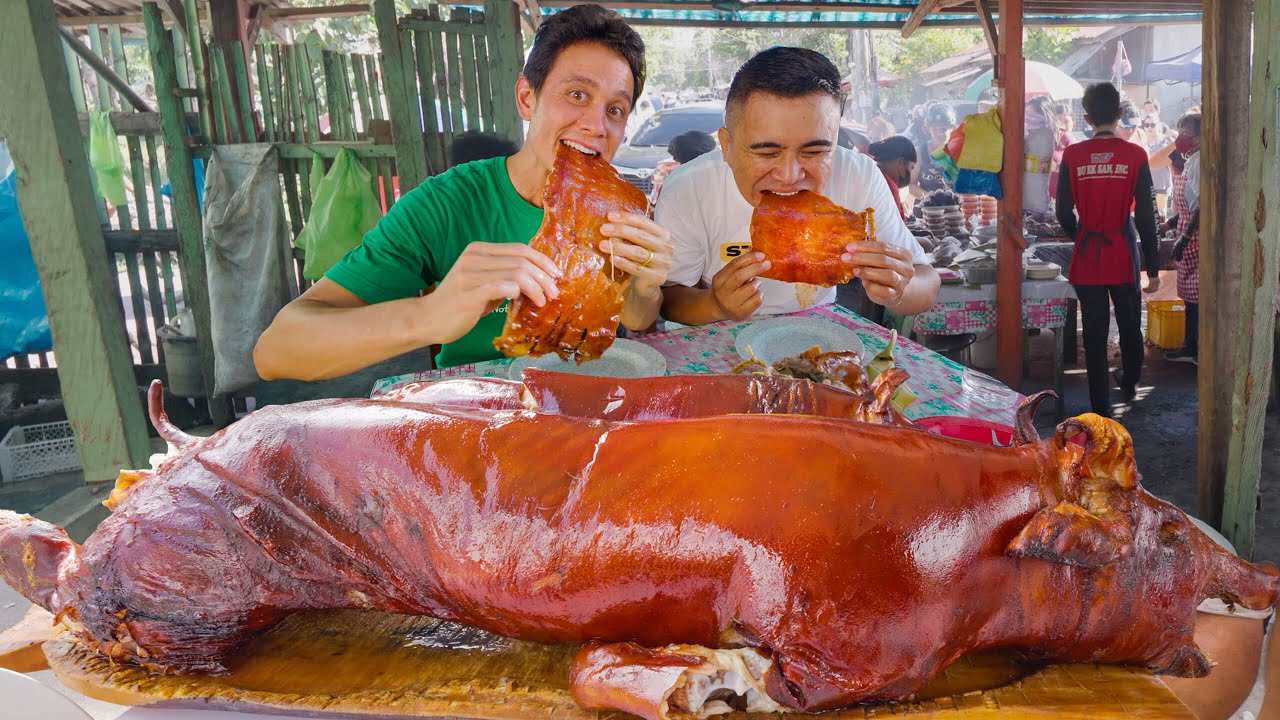 Philippines Best Lechon!! ULTIMATE ROASTED PIG TOUR Cebu’s Insane