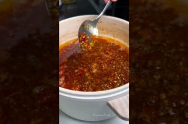 Do you have this in your home recipe very easy chili garlic oil #shorts