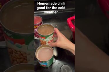 Easy Homemade Chilli #cooking  #chilli #lutongbahay #easyrecipe #easymeals  #shorts #americanfoods