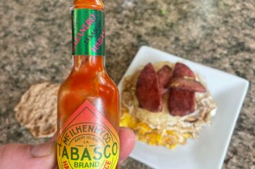 Anybody else like some hot sauce on their eggs?