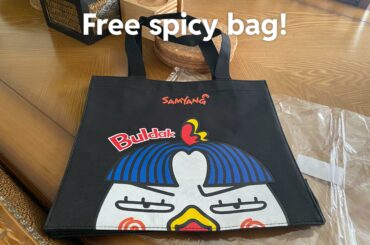 Free spicy bag with my noodles today!