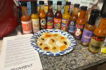 Girlfriend got me S19 Hot Ones box for Christmas - test run on chips before NYE wings challenge