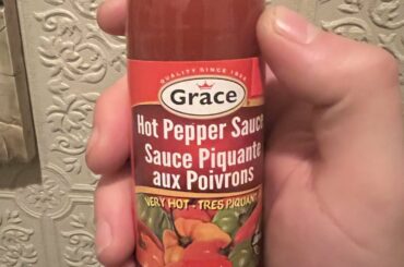 Pretty basic ingredients, but tasty. Habanero sauce, vinegar based. Very cheap as well.