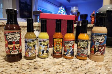 Got my Torchbearer sauces. They are all good, but, THE HINEY BADGER DON'T GIVE A SHIT.