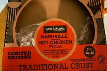 This pizza is shockingly spicy.