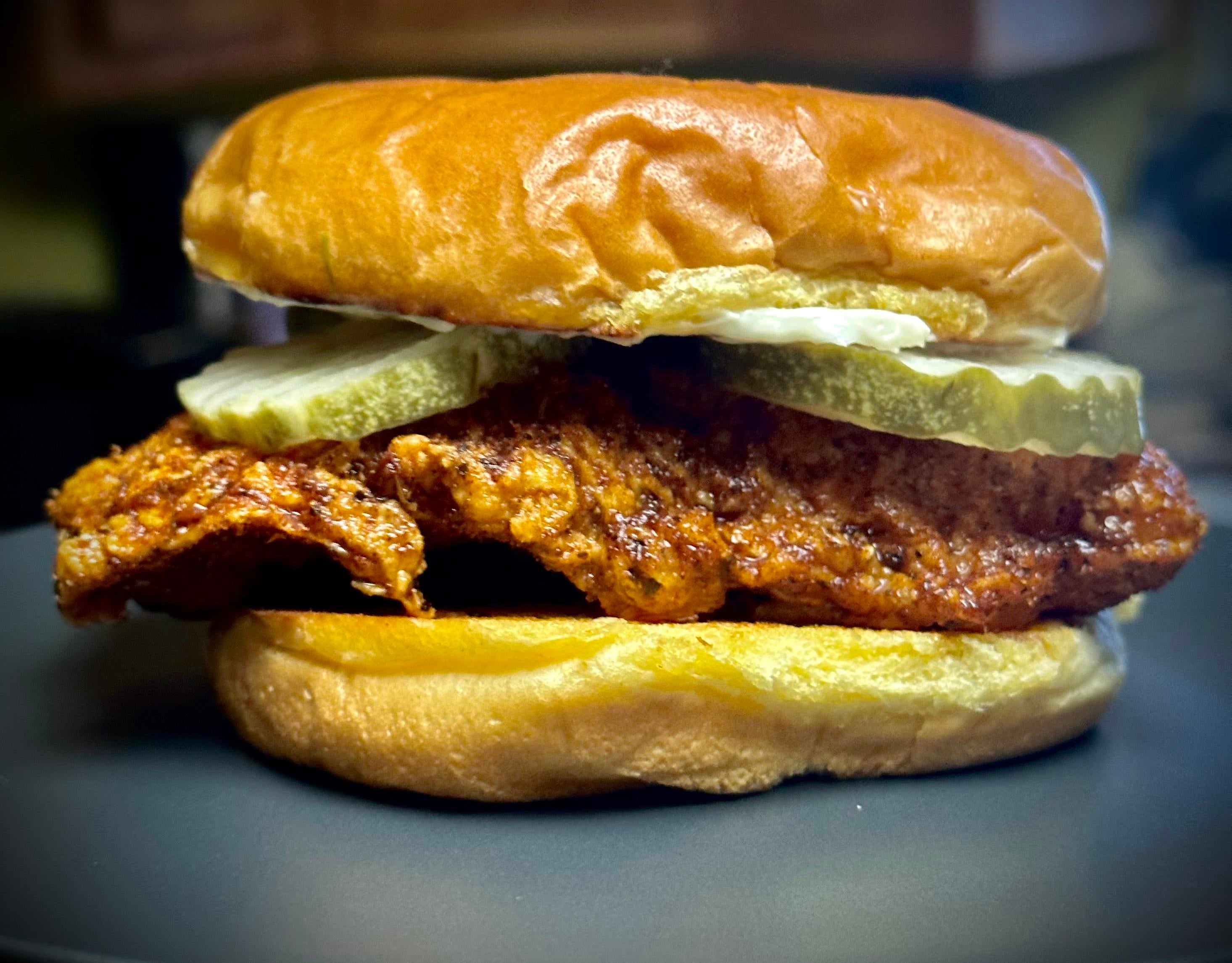 Nashville hot chicken sandwich Chili Chili