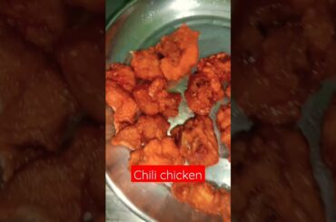 chili chicken recipe || chili chicken || #recipes  #viralvideo #youtubeshorts @sasubohukitchen