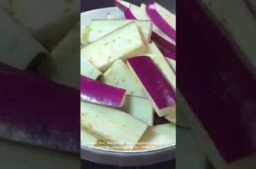 authentic Chinese vegetarian cuisine, stir  fry eggplants with chilli pepper, so delicious