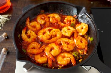 Chili Shrimp: College Survival Food
